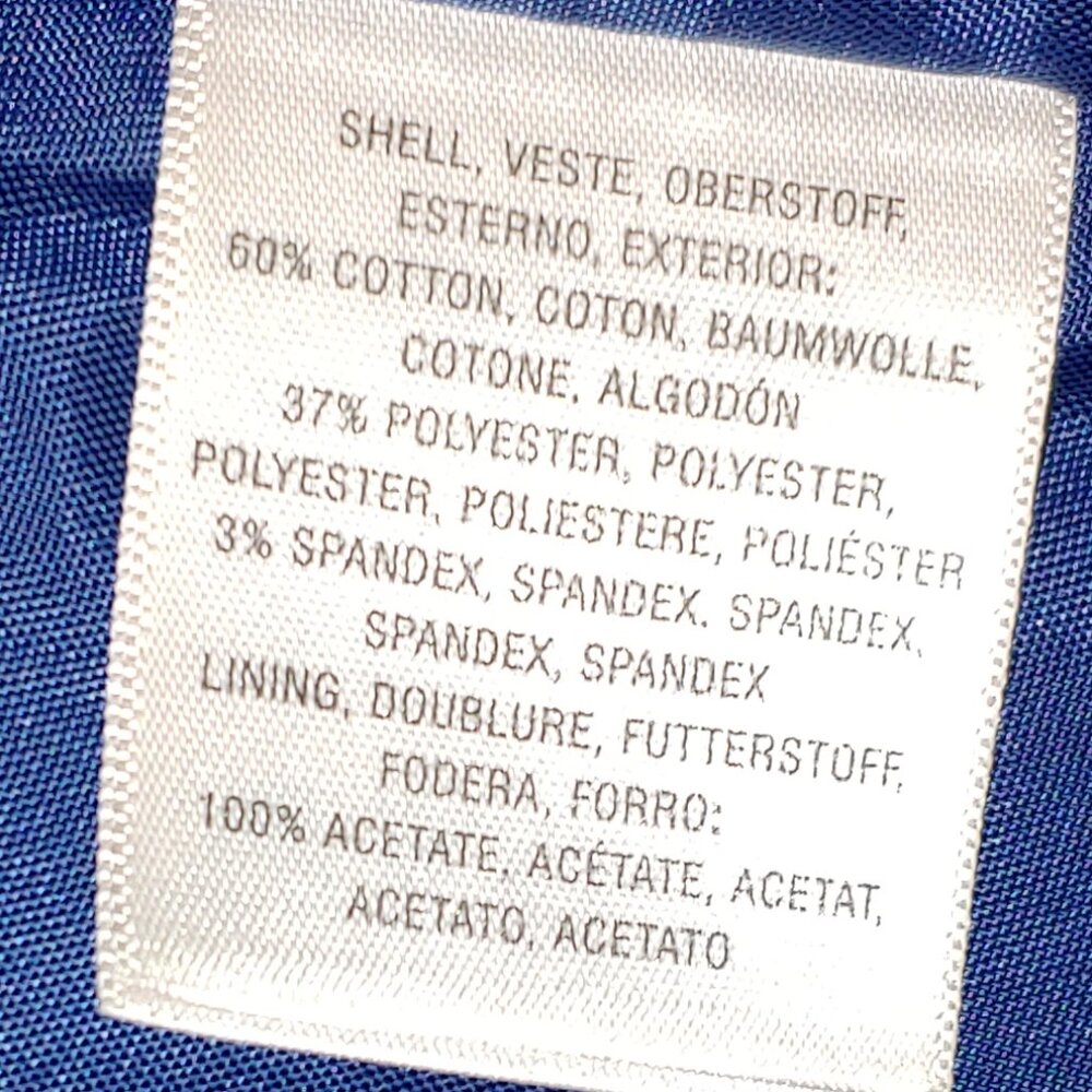 Maeve Anthropologie Fourth Street Swing Skirt. Size 6 Blue White - Picture 6 of 7